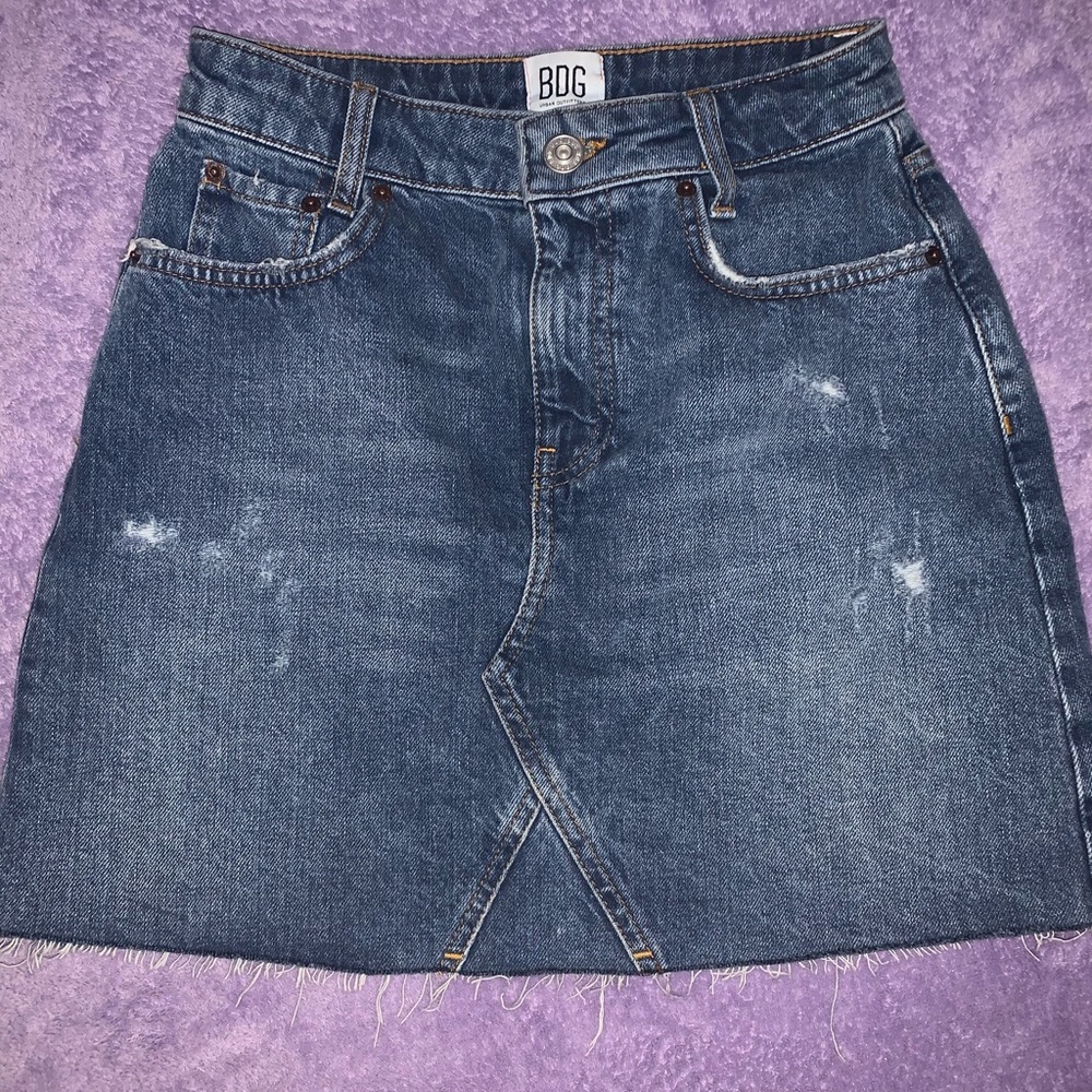 Denim Mini Skirt Urban Outfitters